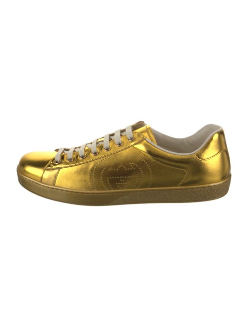 Gucci Patent Leather Printed Sneakers