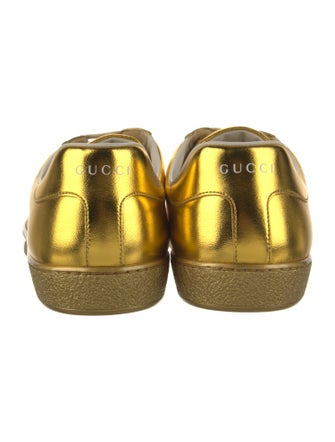 Gucci Patent Leather Printed Sneakers