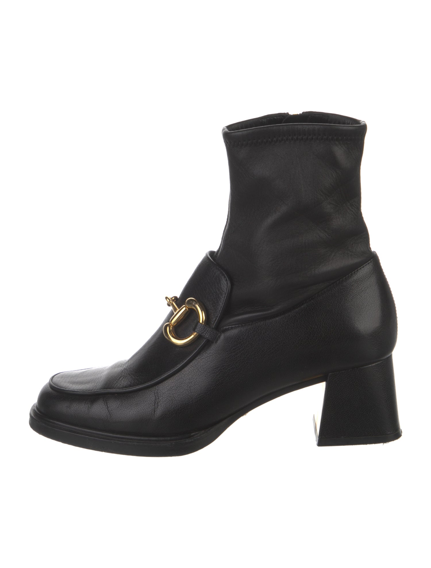 Gucci 1955 Horsebit Accent Leather Boots