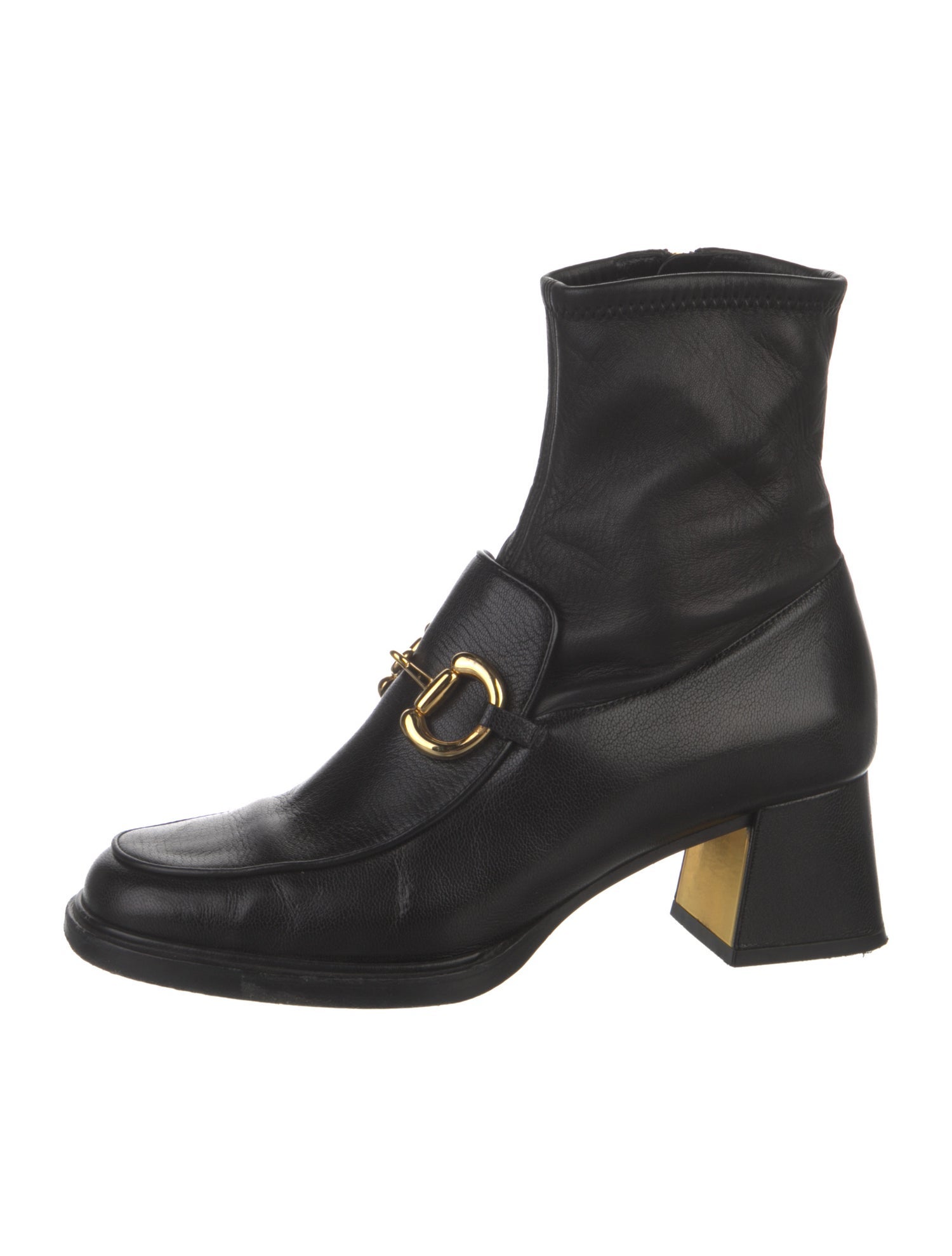 Gucci 1955 Horsebit Accent Leather Boots