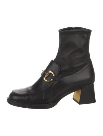 Gucci 1955 Horsebit Accent Leather Boots