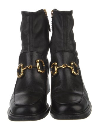 Gucci 1955 Horsebit Accent Leather Boots