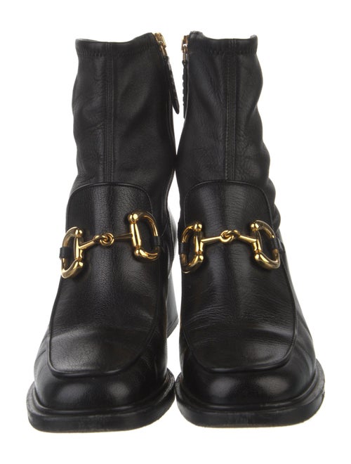 Gucci 1955 Horsebit Accent Leather Boots