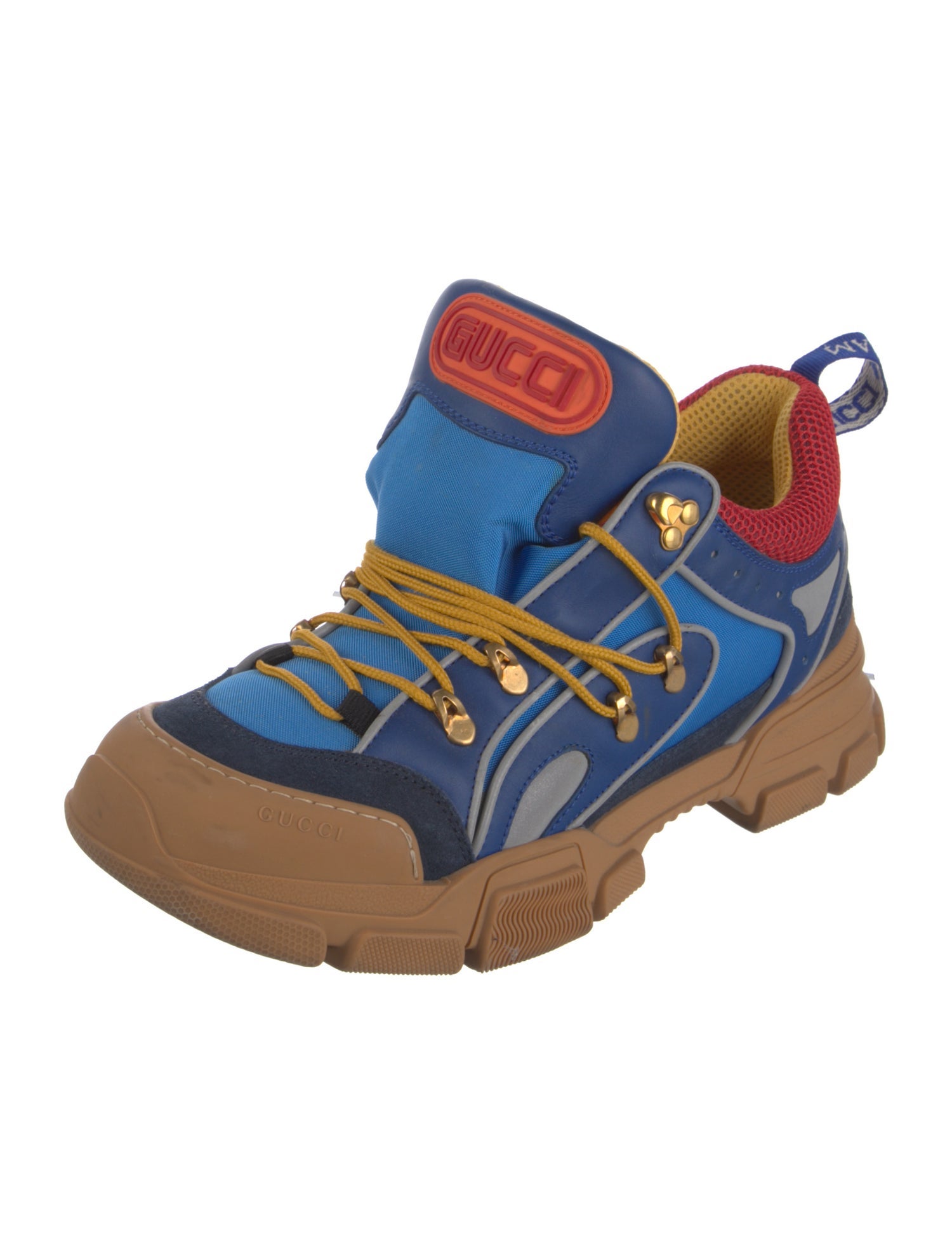 Gucci Flashtrek Leather Hiking Boots