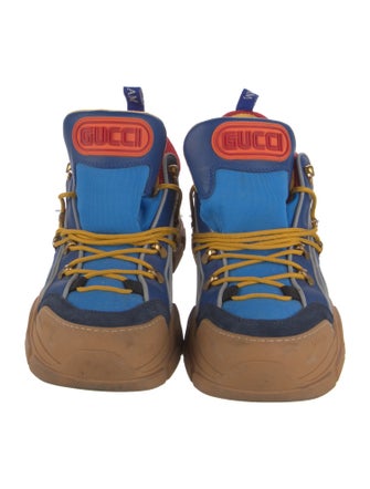 Gucci Flashtrek Leather Hiking Boots