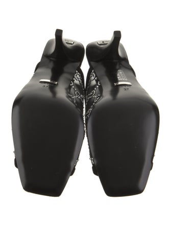 Gucci GG Crystal Mesh Mules