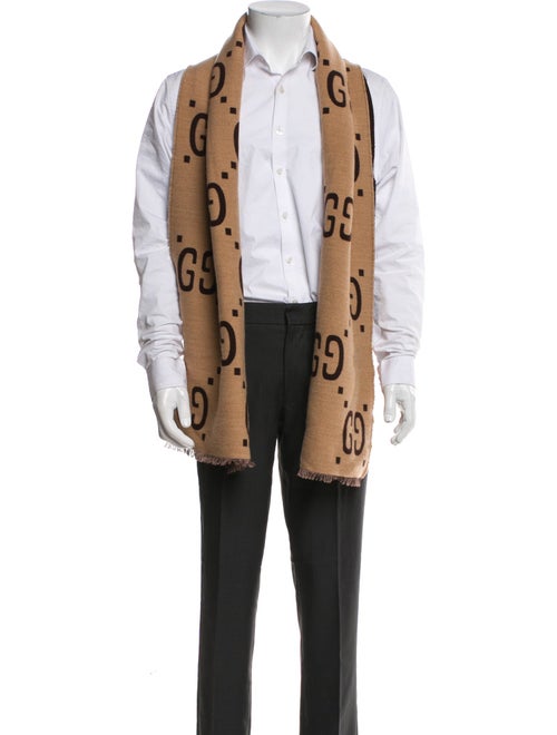 Gucci Wool Printed Scarf