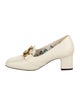 Gucci Double G Logo Leather Pumps