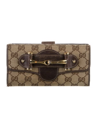 Gucci GG Canvas Canvas Continental Wallet
