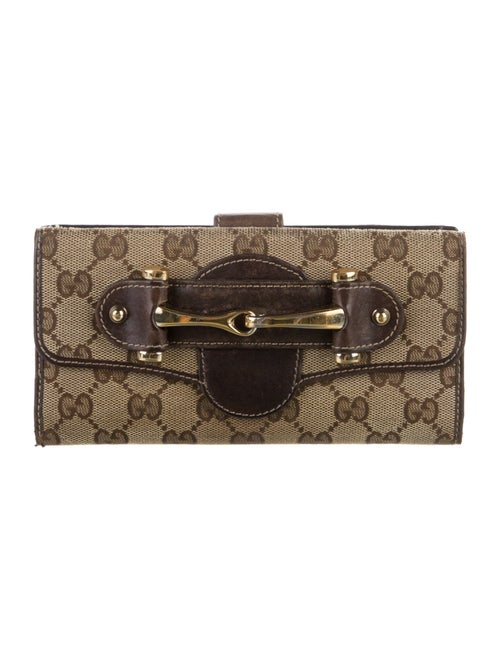 Gucci GG Canvas Canvas Continental Wallet