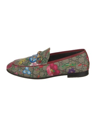 Gucci Flora Supreme Loafer Flora Print Loafers