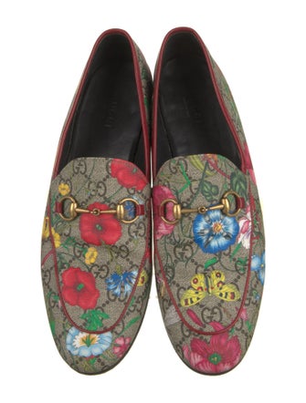 Gucci Flora Supreme Loafer Flora Print Loafers