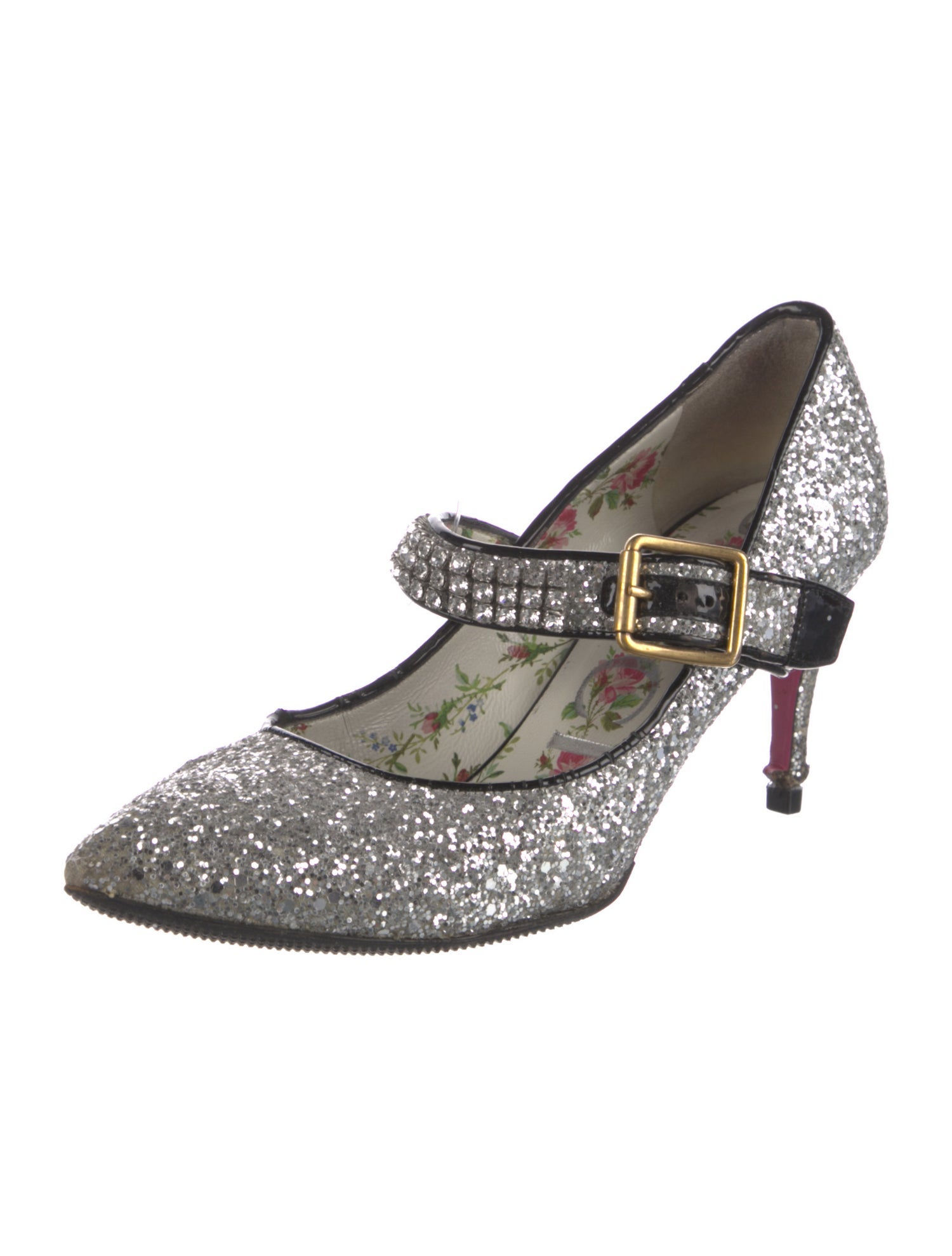 Gucci Glitter Pumps