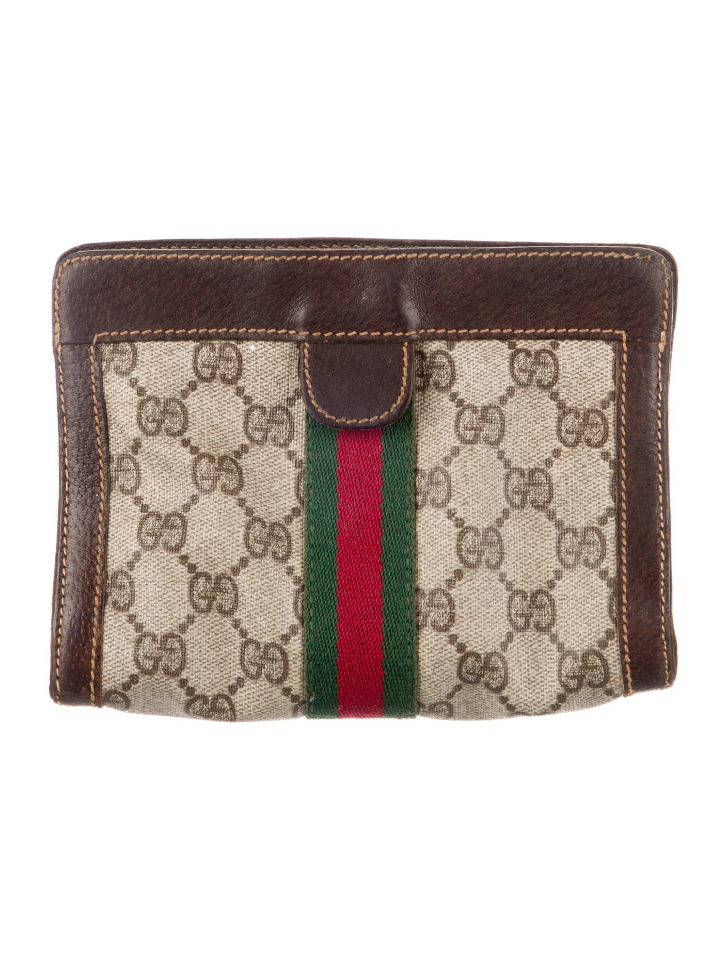 Gucci GG Supreme Canvas Clutch Cosmetic Bag