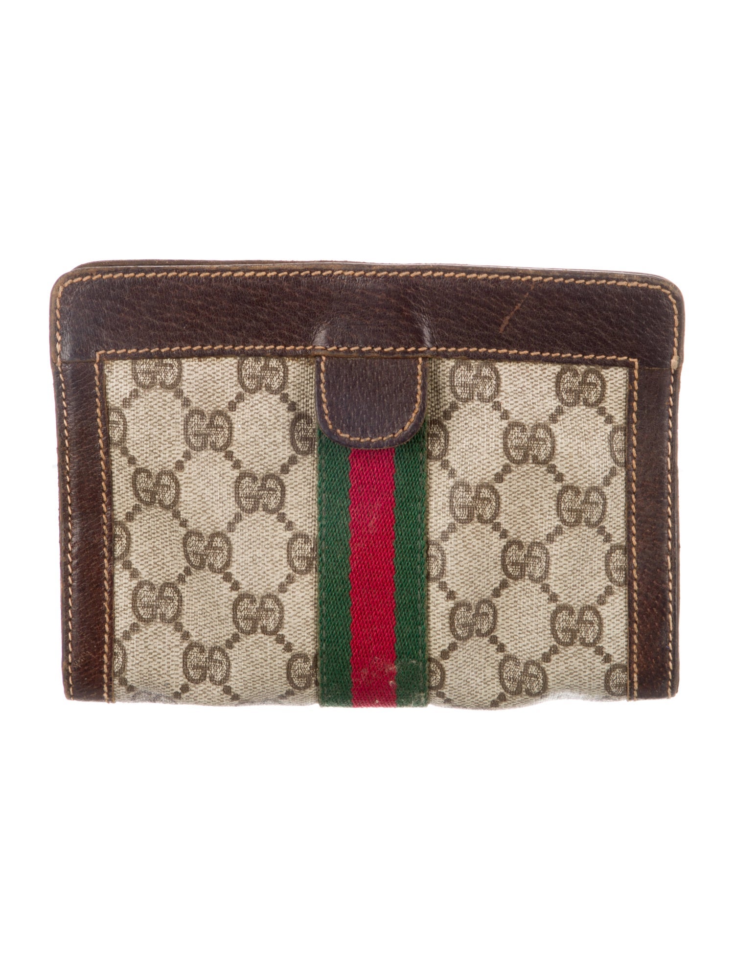 Gucci GG Supreme Canvas Clutch Cosmetic Bag