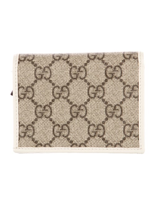 Gucci Horsebit 1955 Card Case GG Supreme Compact Wallet