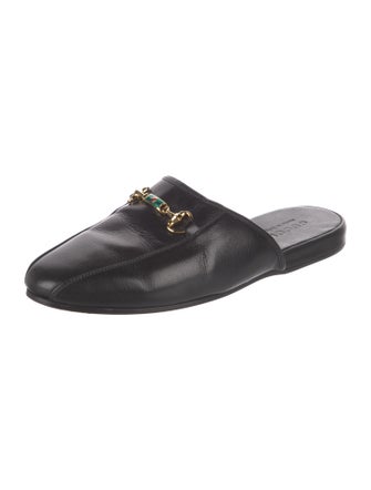 Gucci Horsebit Accent Leather Sandals