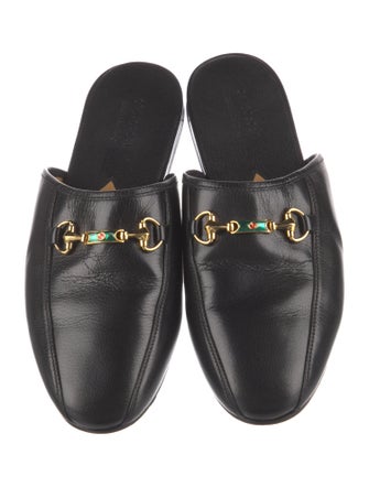Gucci Horsebit Accent Leather Sandals