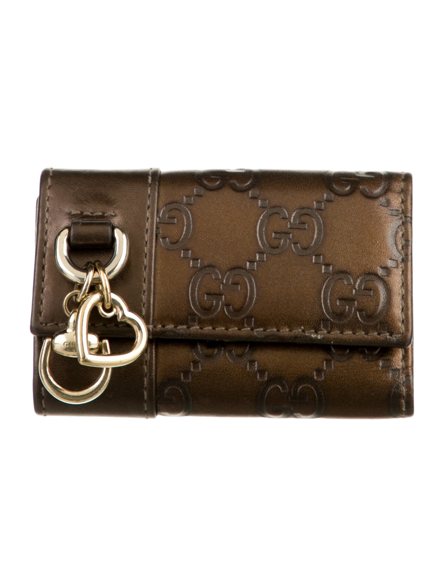 Gucci Key Holder Wallet Leather Pouch