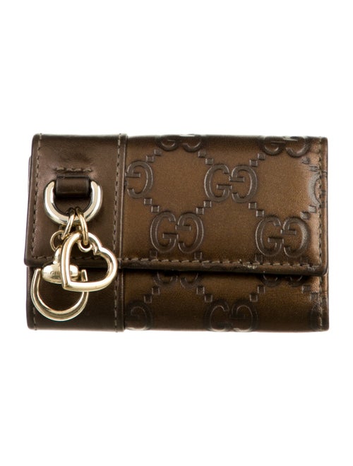Gucci Key Holder Wallet Leather Pouch