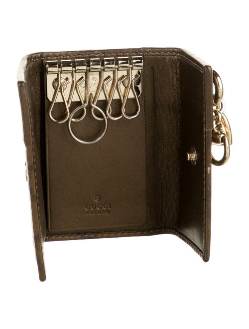 Gucci Key Holder Wallet Leather Pouch