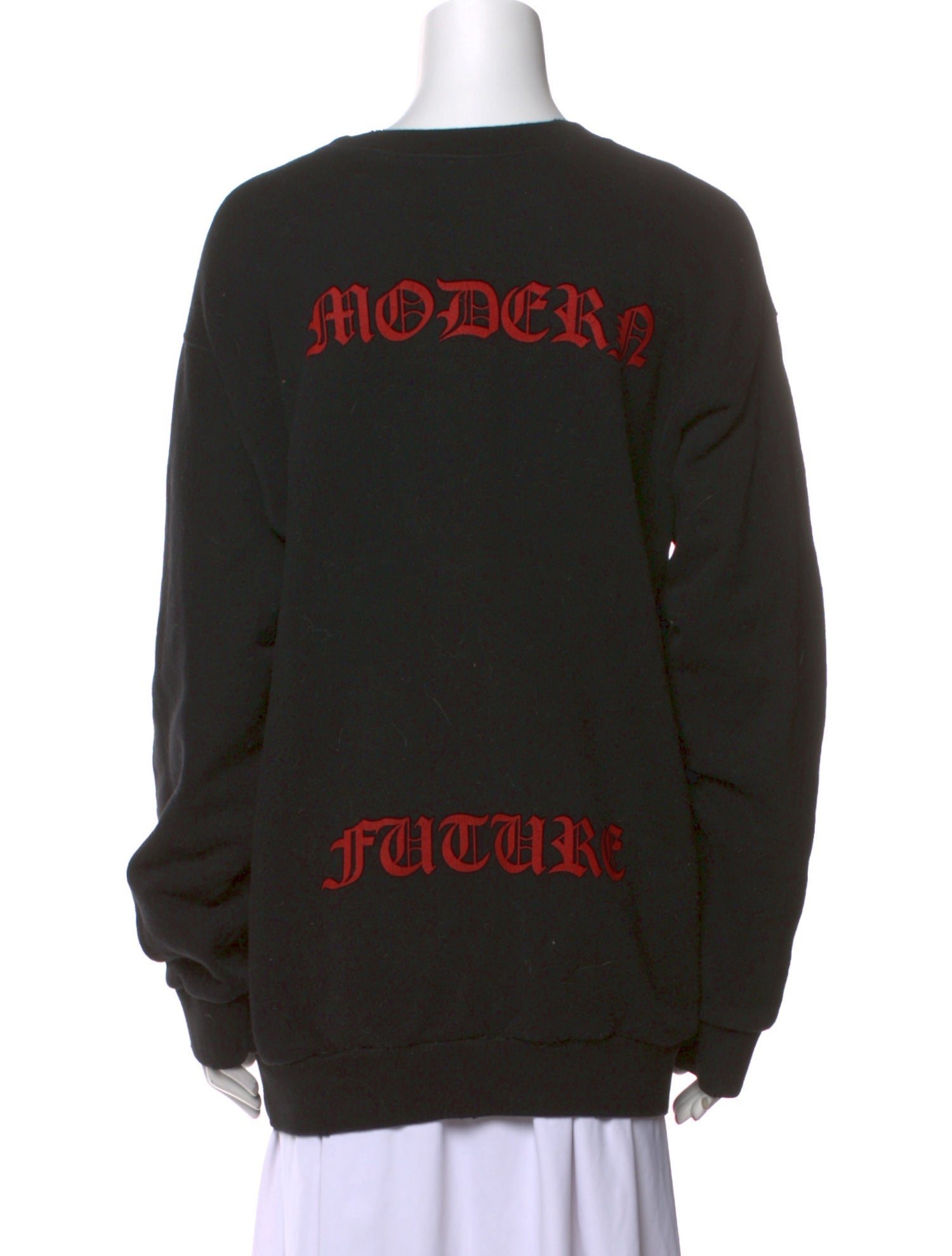 Gucci Tiger Head Accent Graphic Print Sweatshirt