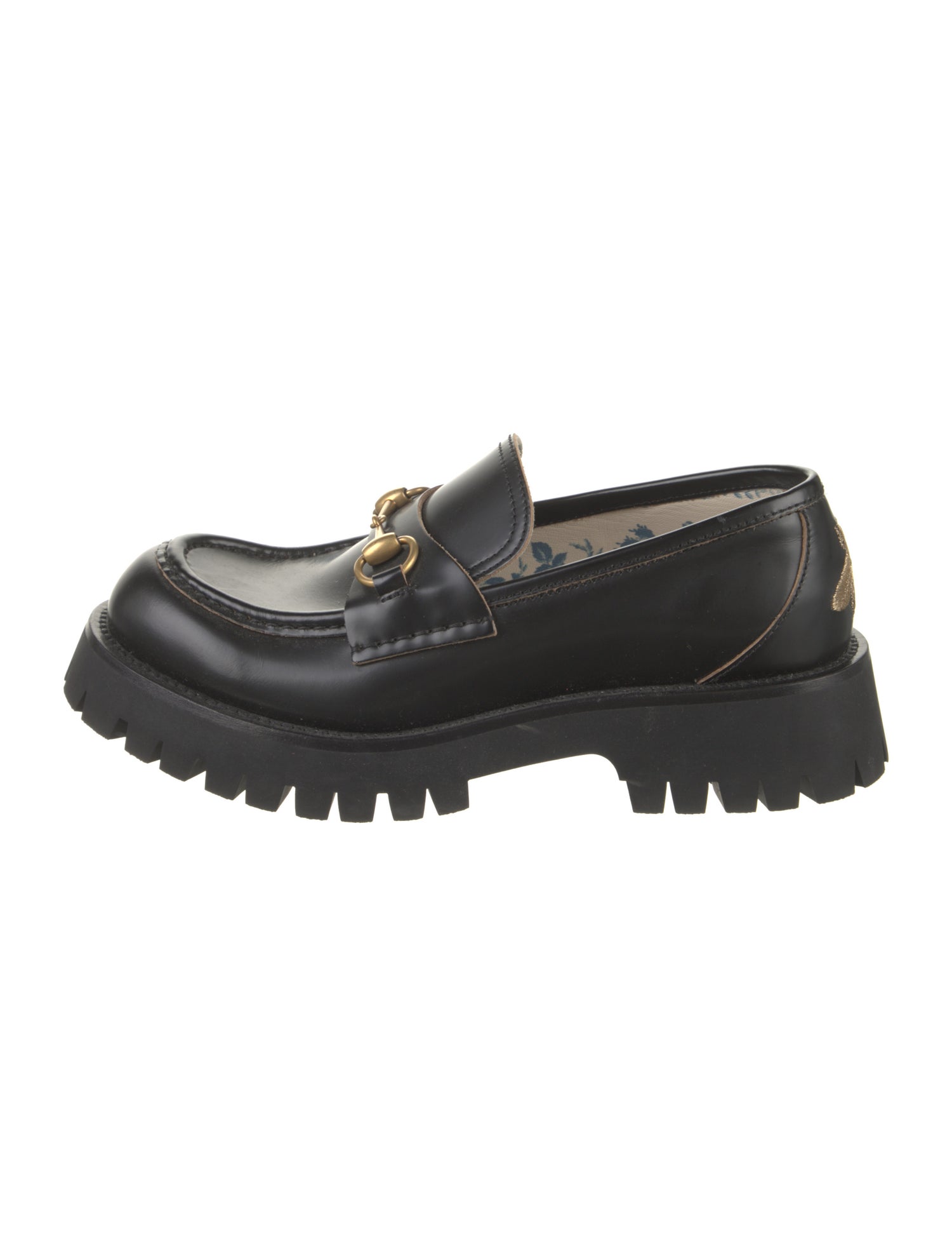 Gucci Horsebit Accent Leather Loafers