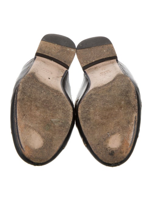 Gucci Horsebit Accent Leather Mules