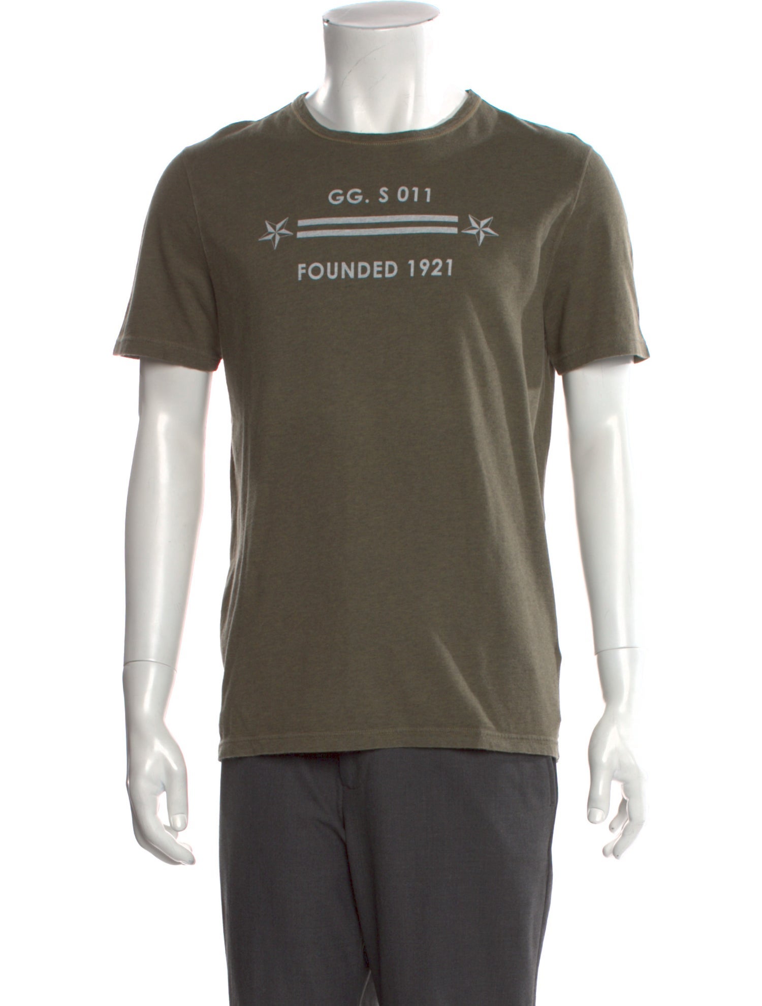 Gucci Graphic Print Crew Neck T-Shirt