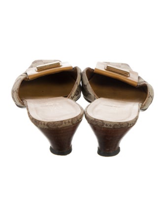 Gucci GG Canvas Canvas Mules