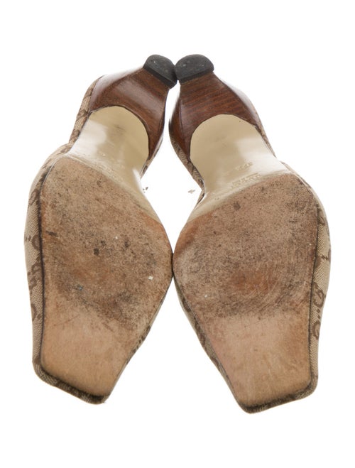 Gucci GG Canvas Canvas Mules