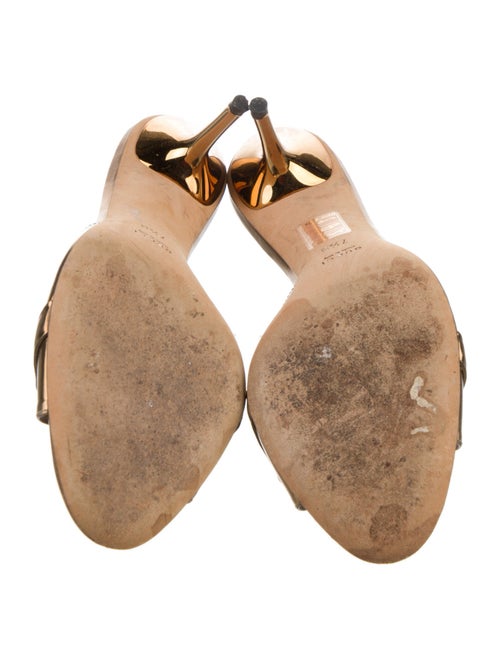 Gucci Horsebit Accent Leather Slides