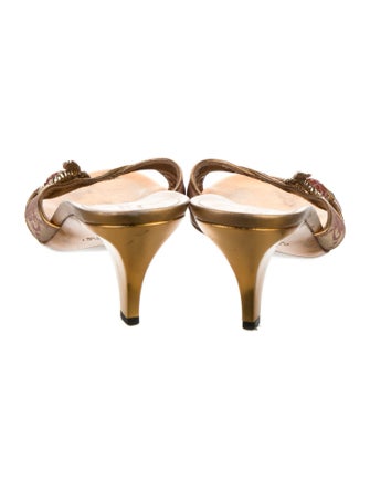 Gucci Horsebit Accent Leather Slides