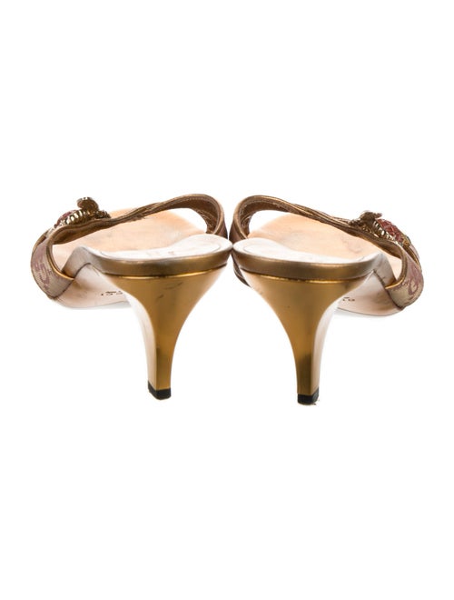 Gucci Horsebit Accent Leather Slides