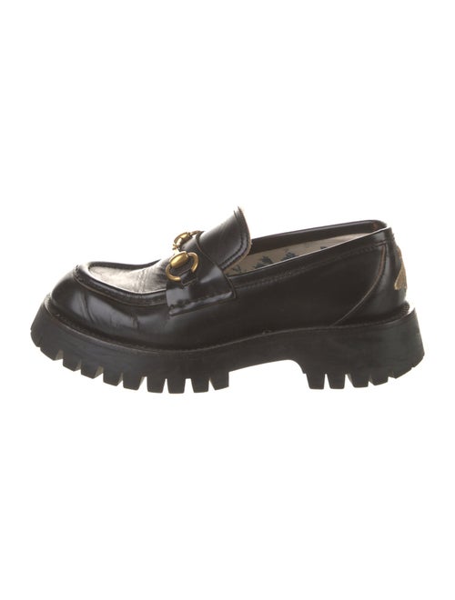 Gucci Horsebit Accent Leather Loafers