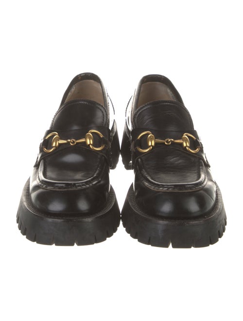 Gucci Horsebit Accent Leather Loafers