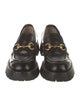 Gucci Horsebit Accent Leather Loafers