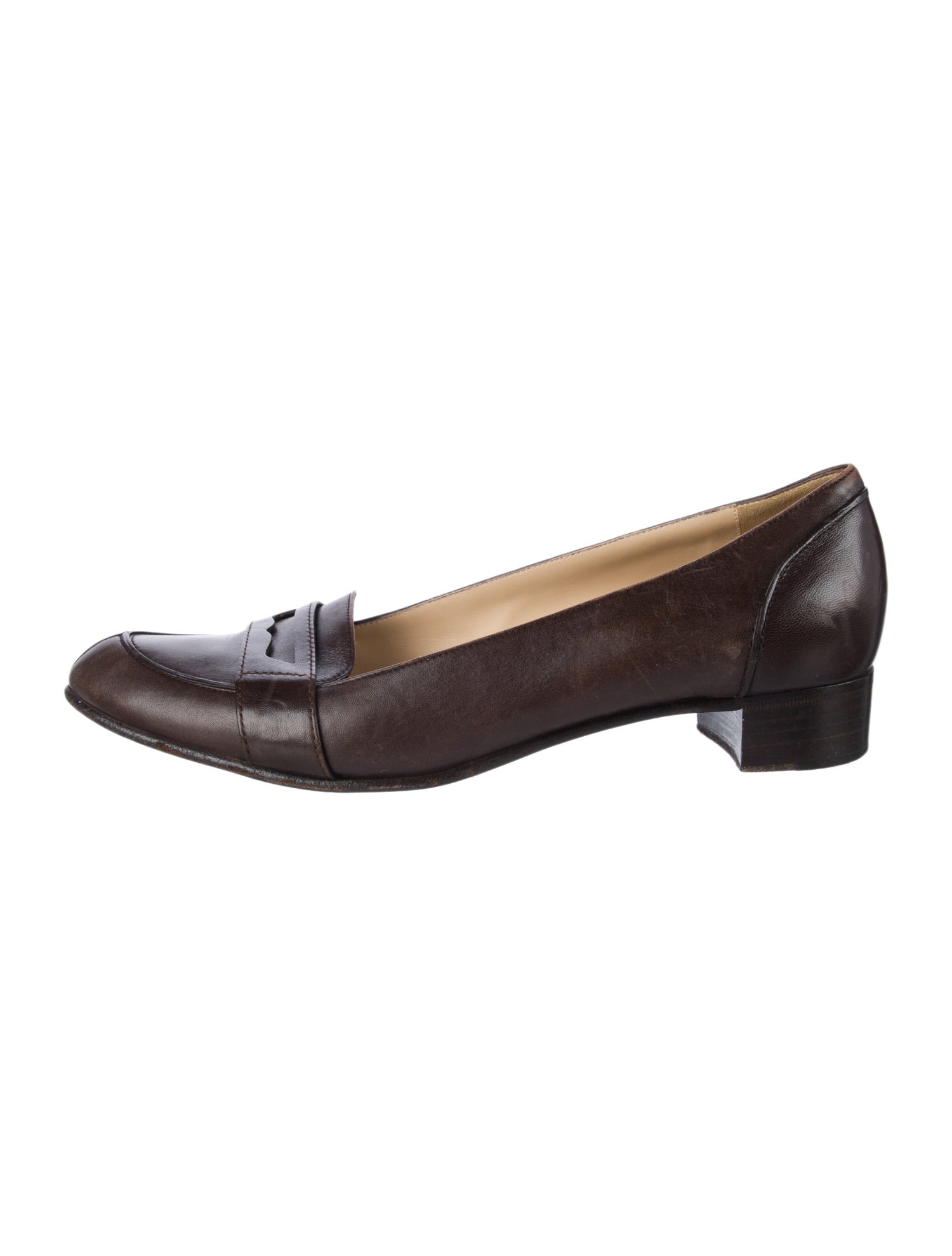 Gucci Horsebit Accent Leather Pumps