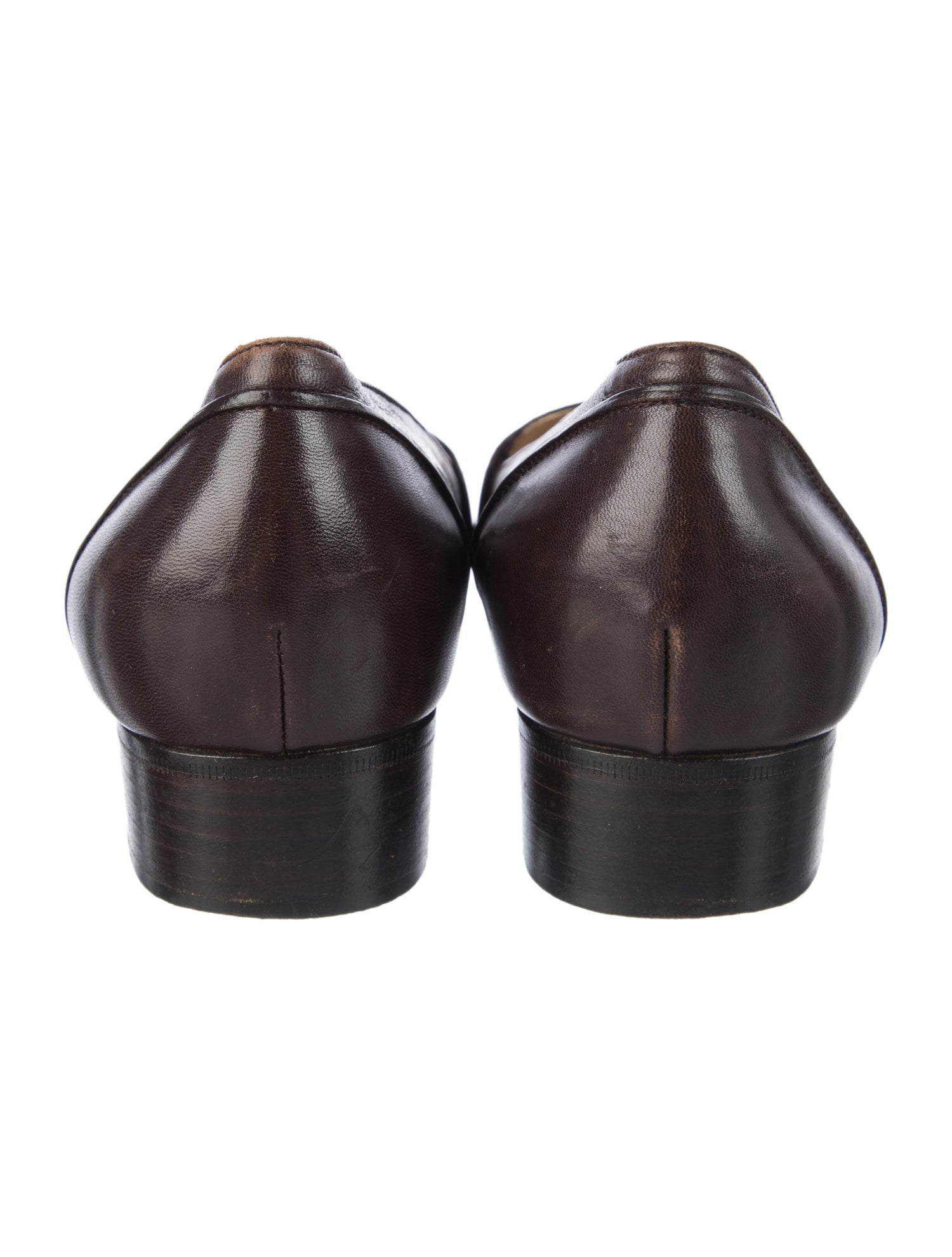 Gucci Horsebit Accent Leather Pumps