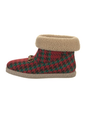 Gucci Wool Printed Boots