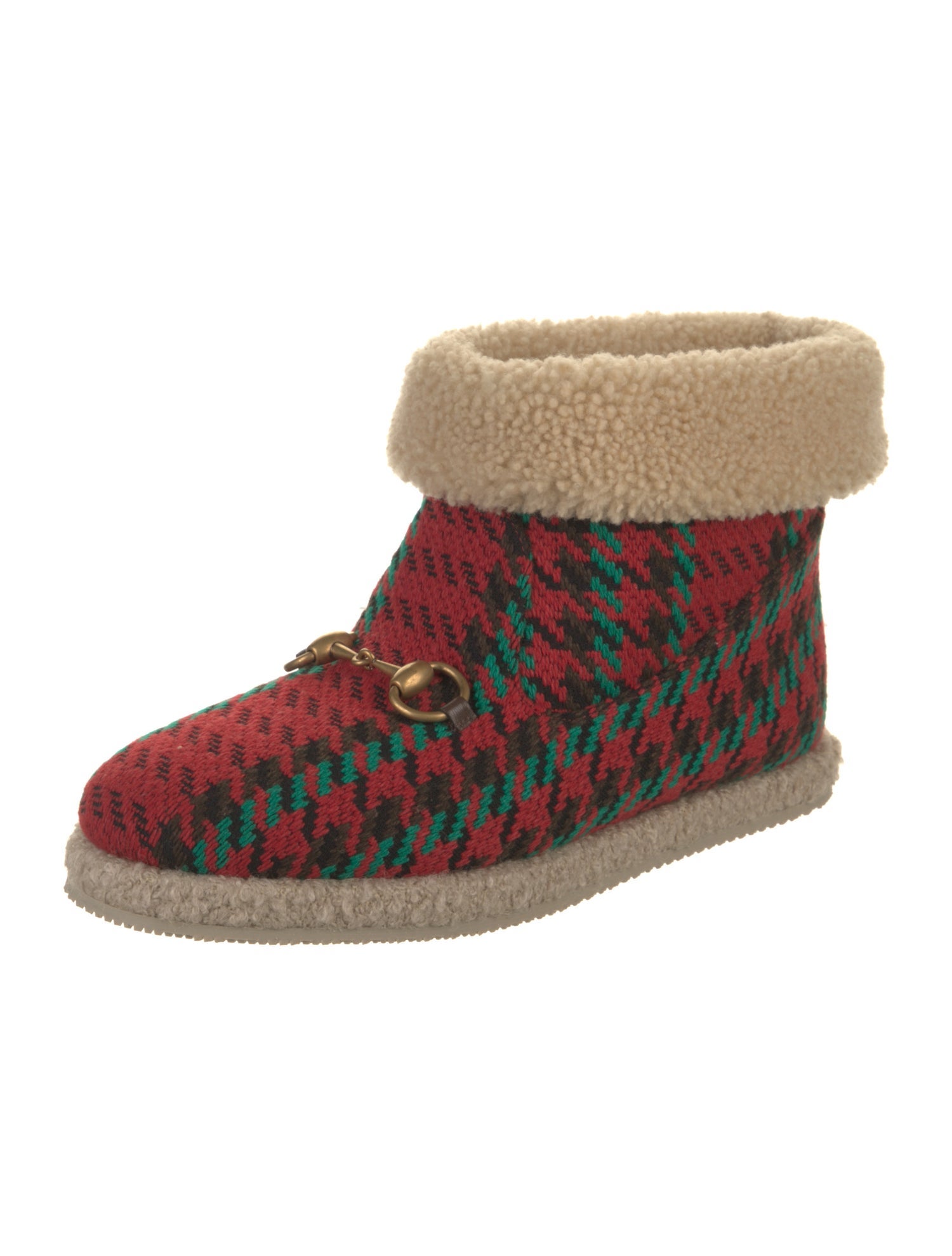 Gucci Wool Printed Boots