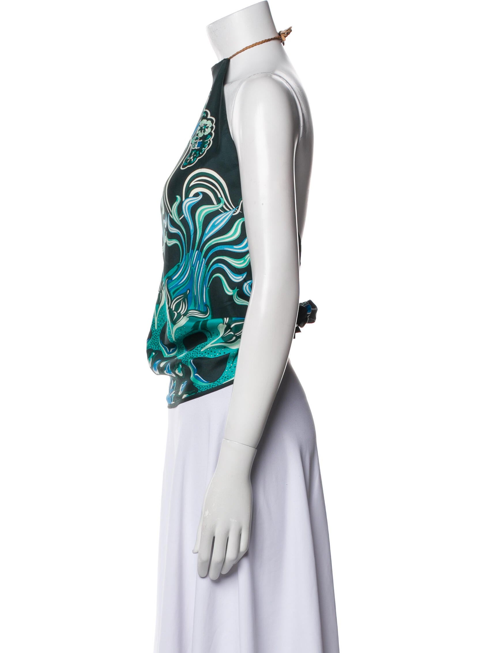 Gucci Silk Printed Blouse