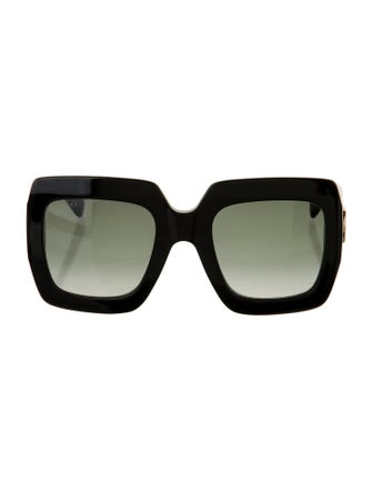 Gucci Interlocking G Logo Square Sunglasses
