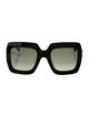 Gucci Interlocking G Logo Square Sunglasses