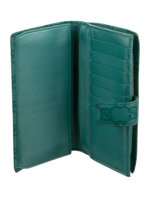 Gucci GG Logo Leather Continental Wallet