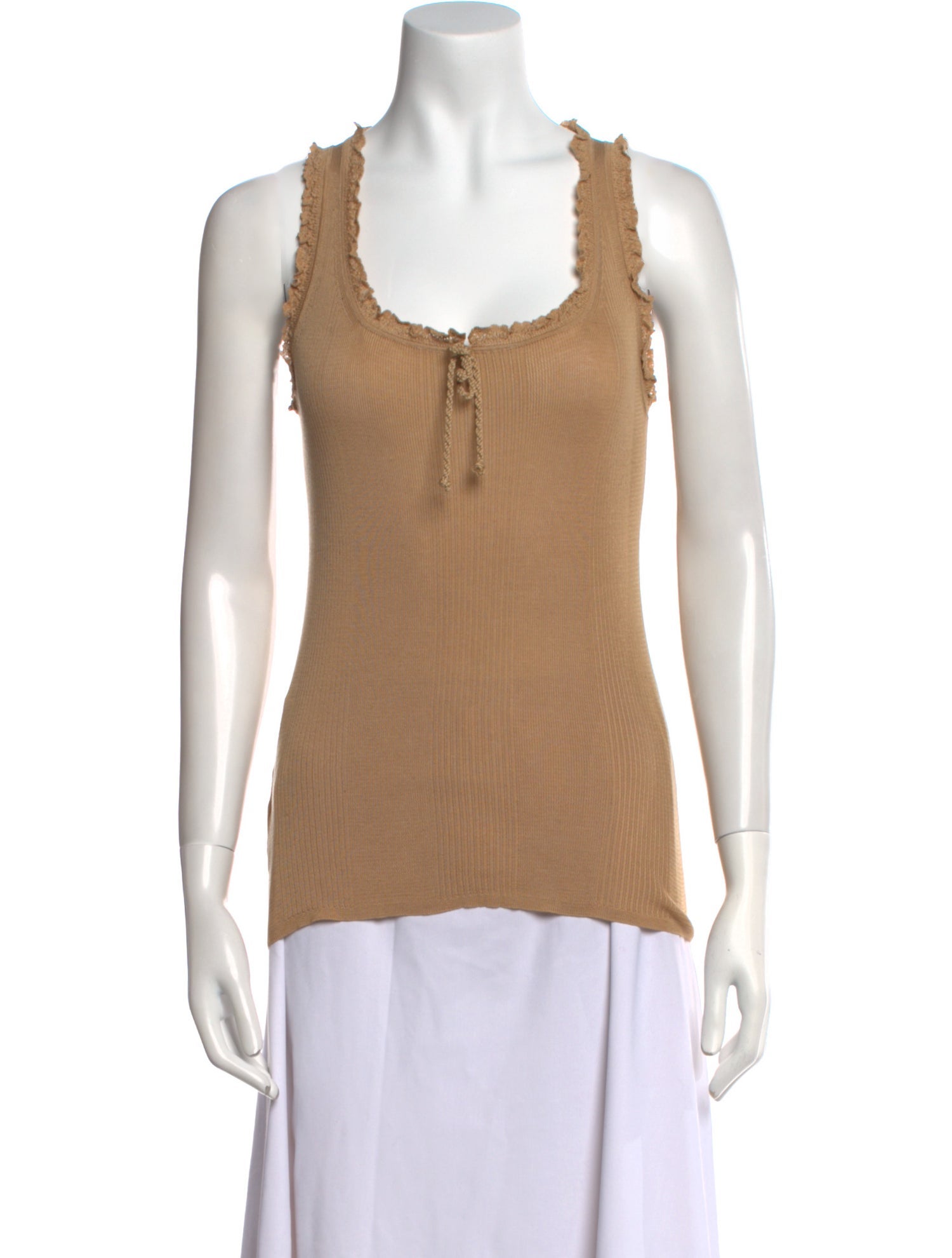 Gucci Scoop Neck Sleeveless Top