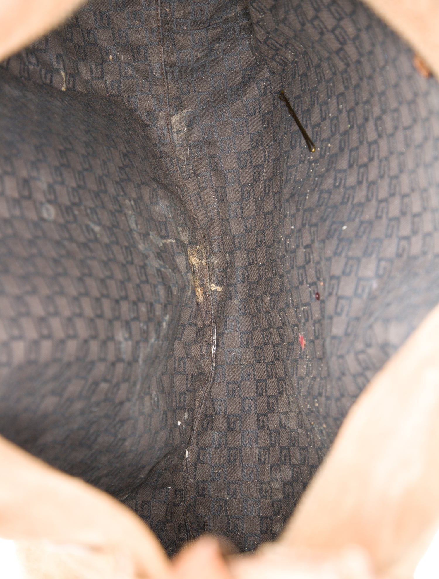 Gucci Suede Shoulder Bag