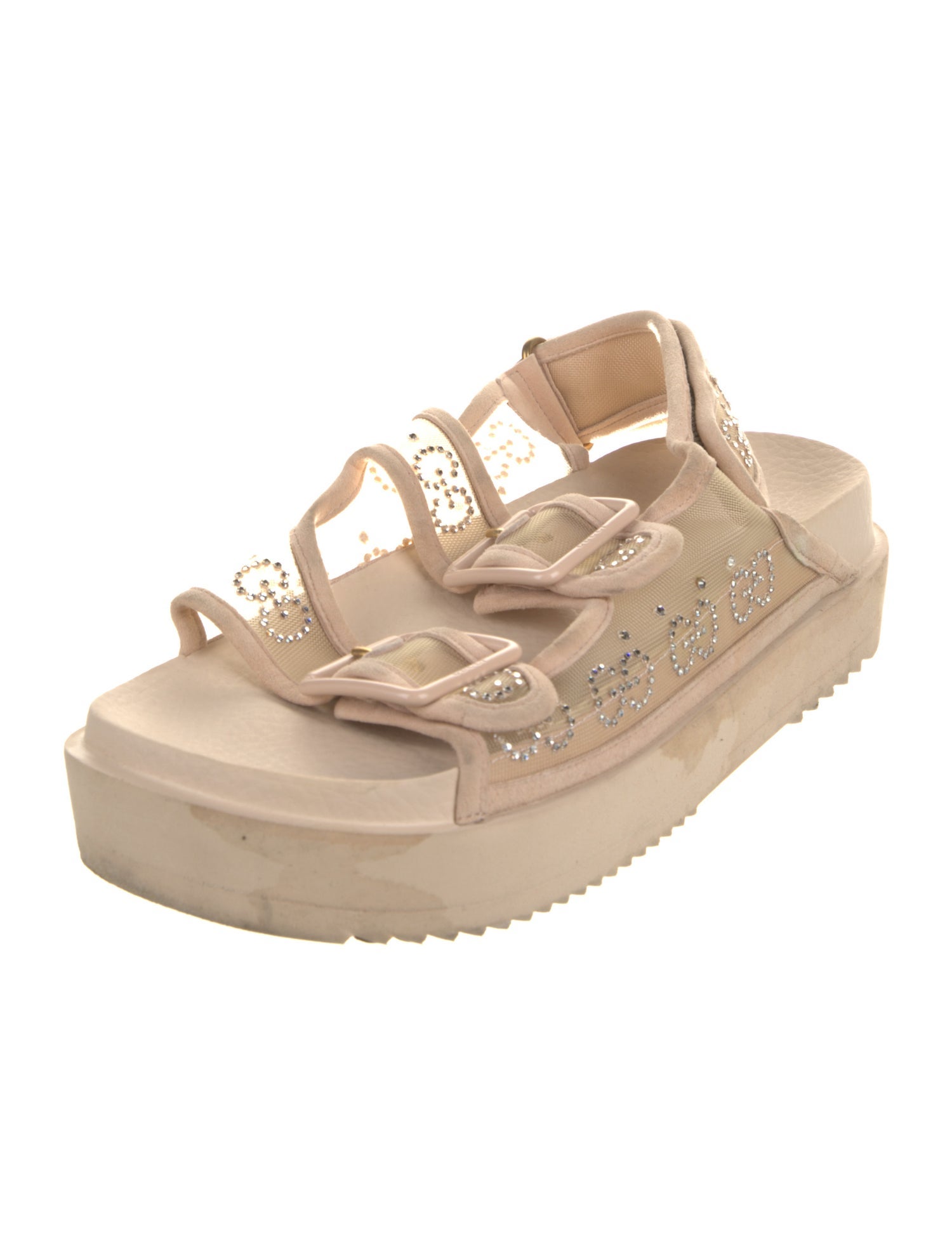 Gucci GG Logo Mesh Slides