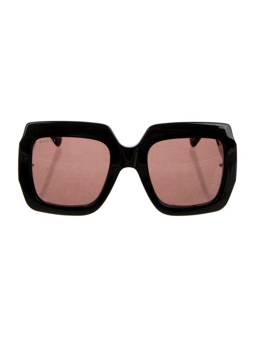 Gucci with Chain Interlocking G Logo Sunglasses