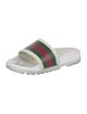 Gucci Web Accent Rubber Slides